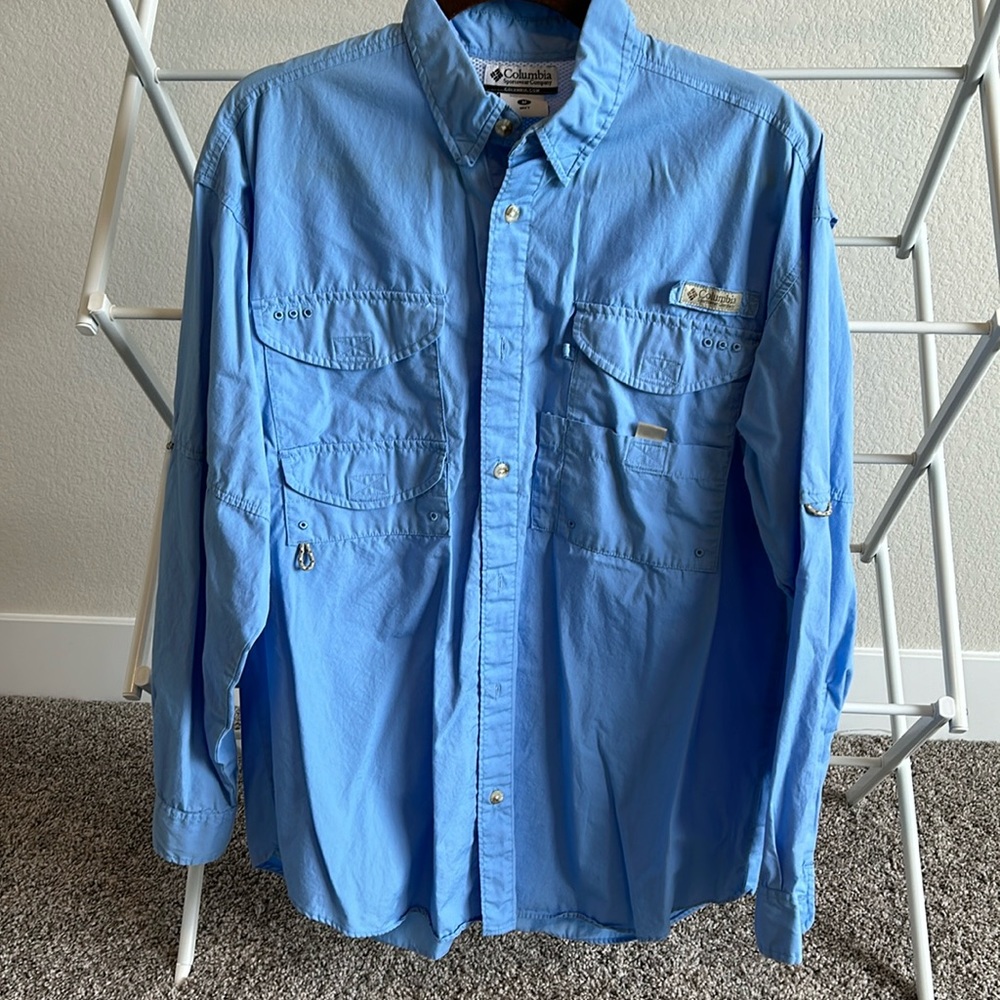 Columbia, Long Sleeve Fishing Shirt, Men’s Medium